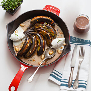 Lava Döküm Kızartma Tavası Yuv.28 Cm-kırmızı Kırmızı