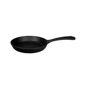 Döküm Yuvarlak Kızartma Tavası Yekpare Saplı. Çap(ø)16cm.