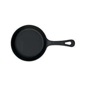 Döküm Yuvarlak Kızartma Tavası Yekpare Saplı. Çap(ø)16cm.