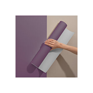 Lavanta Rengi Yapışkanlı Folyo Mat Kendinden Yapışan Duvar, Dolap, Masa Kaplama Kağıdı 0414 90x500 cm 