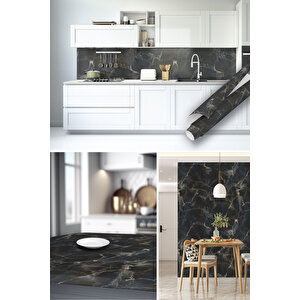 Granit Mermer Desenli Yapışkanlı Folyo, Mutfak Dolap Ve Tezgah Arası Kaplama Kağıdı 0202 45x1500 cm 