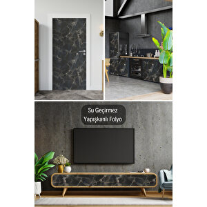 Granit Mermer Desenli Yapışkanlı Folyo, Mutfak Dolap Ve Tezgah Arası Kaplama Kağıdı 0202 45x1500 cm 