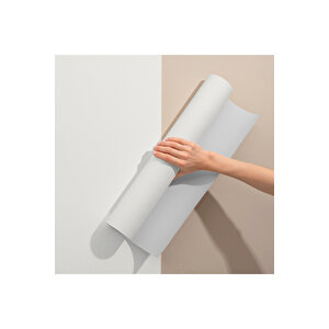 Mat Beyaz Düz Renk Yapışkanlı Folyo, Mutfak Dolap, Tezgah Arası Ve Mobilya Kaplama Kağıdı 0425 45x1500 cm 