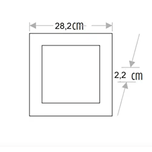 Cata 30w Sıva Üstü Led Panel Kare Günışığı Sarı Işık (ct-5274)