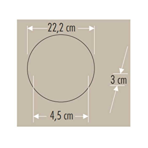 Cata 40 W Sıva Üstü X Plus Led Panel Günışığı Sarı Işık (ct-5664)