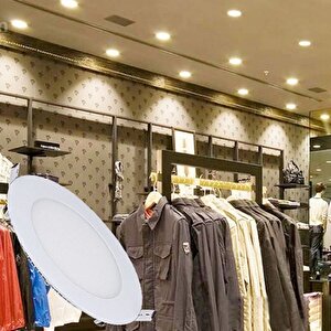 Ack 15w 3200k Günışığı Işık Sıva Altı Yuvarlak Led Panel Ap01-01500