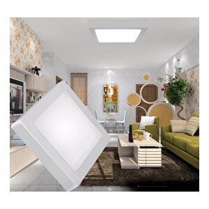 Opto 24w 3000k Günışığı Işık Sıva Üstü Kare Led Panel Hs 1041