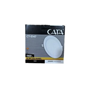 Cata 12w Slim Led Panel Günışığı Sarı Işık (ct-5147)