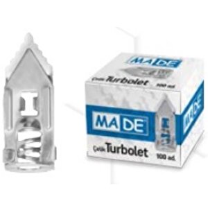 Çeli̇k Turbolet Dübel En 11 Mm Boy 40 Mm 1 Paket 100 Adet