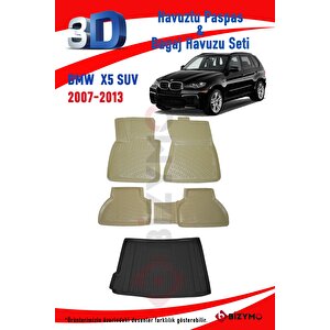 Bmw X5 Suv 2007-2013 Bej Paspas Ve Bagaj Havuzu Seti