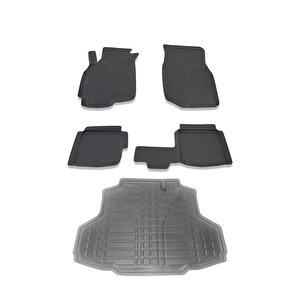 Mitsubishi Lancer 2003-2008 Havuzlu Paspas Ve Bagaj Havuzu Seti Bizymo