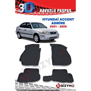 Hyundai Accent Admire 2001-2006 3d Paspas Takımı Bizymo