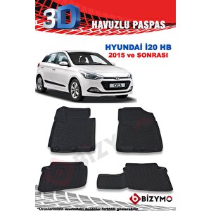 Hyundai İ20 2015 Ve Sonrası 3d Paspas Takımı Bizymo