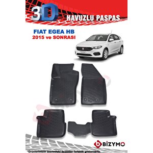 Fiat Egea Hb 2015 Ve Sonrası 3d Havuzlu Paspas Takımı