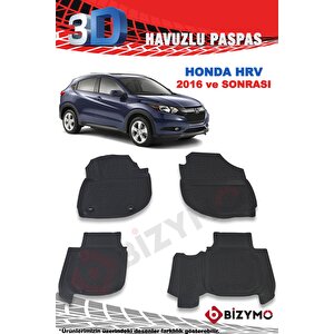 Honda Hrv 2016 Ve Sonrası 3d Paspas Takımı Bizymo