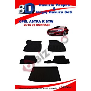 Opel Astra K Stw Havuzlu Paspas Ve Bagaj Seti Bizymo
