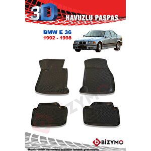 Bmw 3 Serisi E36 1992-1998 3d Havuzlu Paspas Takımı Bizymo