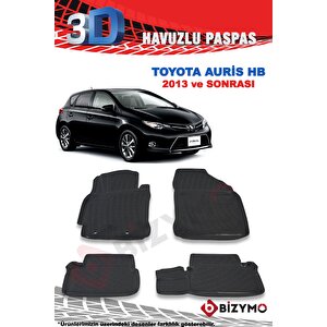 Toyota Auris Hb 2013 Ve Sonrası 3d Paspas Takımı Bizymo