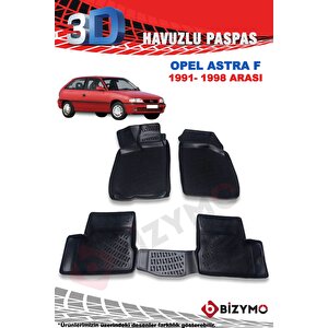 Opel Astra F 1991-1998 3d Havuzlu Paspas Takımı Bizymo
