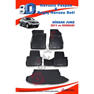 Nissan Juke 2011-2014 Paspas Ve Bagaj Havuzu Seti