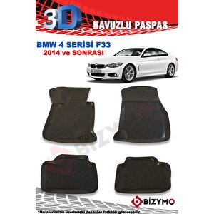 Bmw 4 Serisi F33 2014 Ve Sonrası 3d Paspas Takımı Bizymo