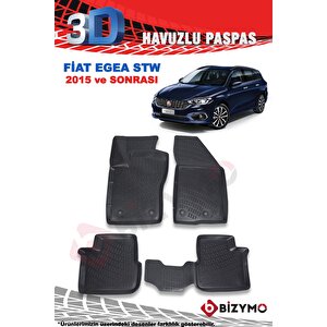 Fiat Egea Stw 2015 Ve Sonrası 3d Havuzlu Paspas Takımı
