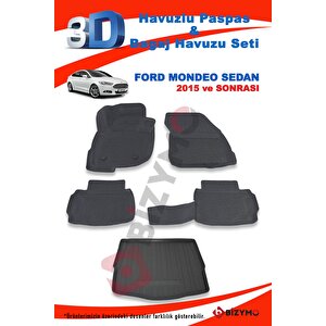 Ford Mondeo Sedan 2015 Ve Sonrası Paspas Ve Bagaj Havuzu Seti