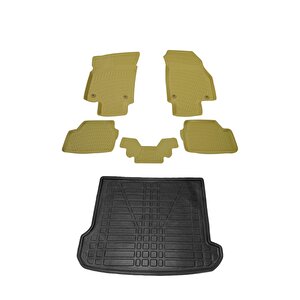 Opel Astra G Sw Bej 1998-2003 Havuzlu Paspas + Bagaj Seti Bizymo