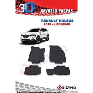 Renault Koleos 2016 Ve Sonrası 3d Paspas Takımı Bizymo