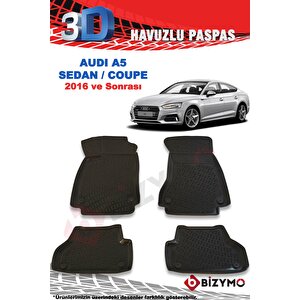 Audi A5 2016 Ve Sonrası 3d Paspas Takımı Bizymo