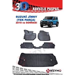 Suzuki Jimny 2019+ (tek Parça) Paspas Ve Bagaj Havuzu Seti
