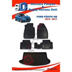 Ford Fiesta 2013-2017 Paspas Ve Bagaj Havuzu Seti