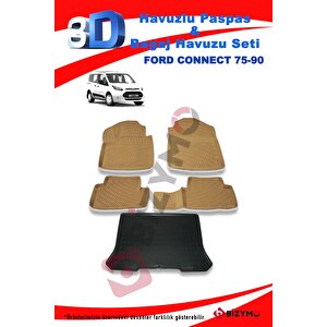 Ford Connect Cepli 75-90 Bej Havuzlu Paspas Ve Bagaj Seti Bizymo