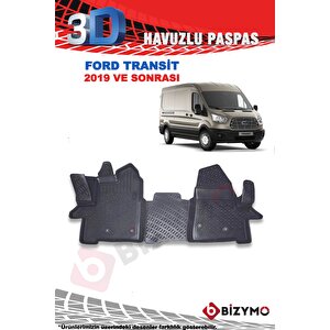 Ford Transit 2019 Ve Sonrası 3d Havuzlu Paspas Takımı Bizymo