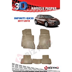 Nissan Infiniti Qx30 2017-2019 3d Havuzlu Bej Paspas Bizymo