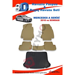 Mercedes A Serisi Hb 2018+ Bej Paspas Ve Bagaj Havuzu Seti