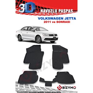 Volkswagen Jetta 2011 Ve Sonrası 3d Paspas Takımı Bizymo