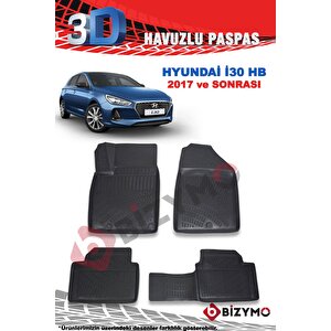 Hyundai İ30 2017 Ve Sonrası 3d Havuzlu Paspas Takımı