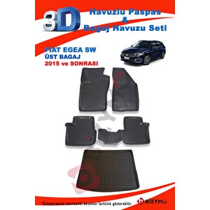 Fiat Egea Stw Ust 2015 Ve Sonrası Paspas Ve Bagaj Havuzu Seti