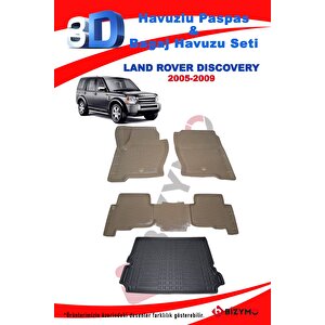 Land Rover Discovery 3 2005-2016 Bej Havuzlu Paspas Ve Bagaj Seti Bizymo