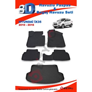 Hyundai İx35 2010-2016 Paspas Ve Bagaj Havuzu Seti