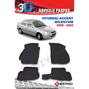 Hyundai Accent Milenyum 2000-2003 3d Paspas Takımı Bizymo