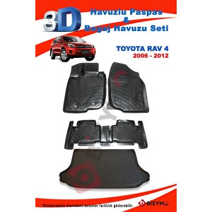 Toyota Rav 4 2006-2012 Paspas Ve Bagaj Havuzu Seti