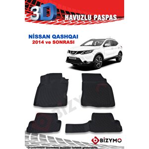 Nissan Qashqai 2014 Ve Sonrası 3d Paspas Takımı Bizymo