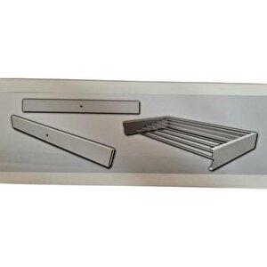Made Katlanır Slim Çamaşır Kurutmalığı 120 Cm Beyaz