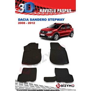 Dacia Sandero Stepway 2008-2012 3d Paspas Takımı Bizymo