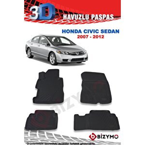 Honda Civic Sedan 2007-2012 3d Paspas Takımı Bizymo