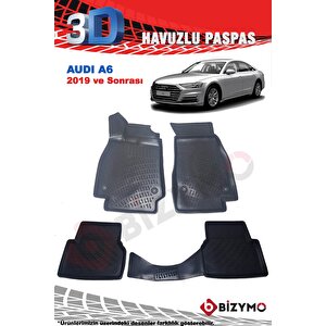 Audi A6 Sedan 2019 Ve Sonrası 3d Paspas Takımı Bizymo