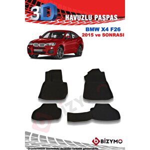 Bmw X4 F26 2015 3d Havuzlu Paspas Takımı Bizymo