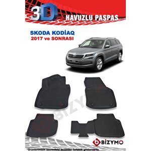 Skoda Kodiaq 2017 Ve Sonrası 3d Paspas Takımı Bizymo